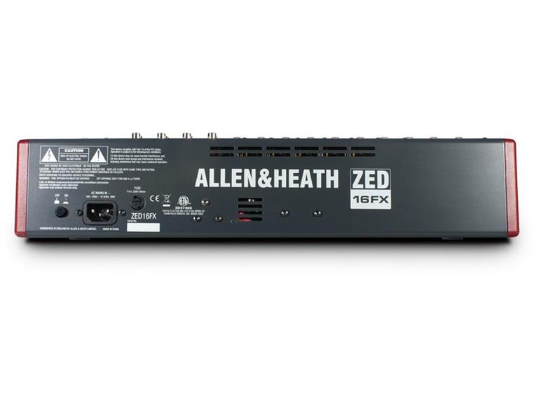 A&H ZED16FX 10 Mono 3 Stereo med USB